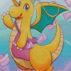 Dragonite Delivery Service Diamond Painting