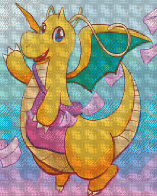 Dragonite Delivery Service Diamond Painting