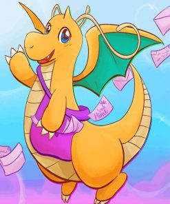Dragonite Delivery Service Diamond Painting