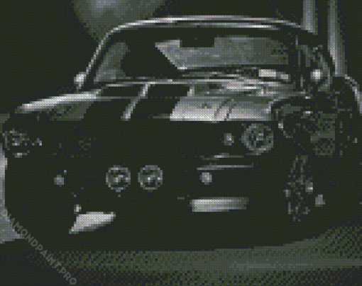 Mustang Ford Eleanor Car Diamond Painting