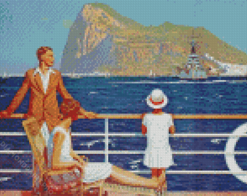 Gibraltar Travel Diamond Painting