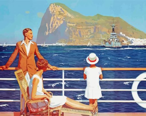 Gibraltar Travel Diamond Painting