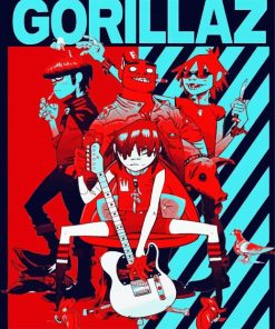 Gorillaz Poster Diamond Painting