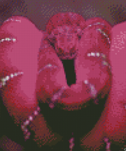 Hot Pink Snake Diamond Painting