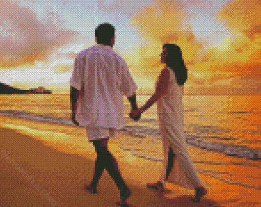 Love Romantic Walk Diamond Painting