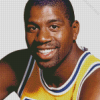 Magic Johnson Bascketballer Diamond Painting