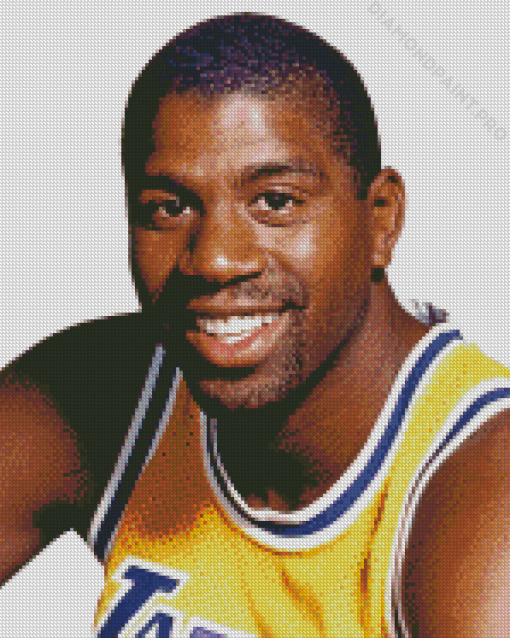 Magic Johnson Bascketballer Diamond Painting