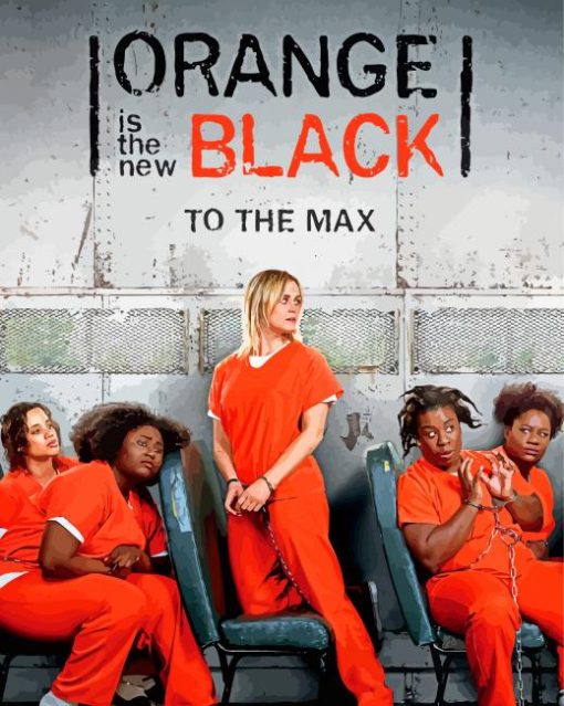 Orange Is The New Black Poster Diamond Painting