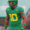 Oregon Ducks Player Diamond Painting