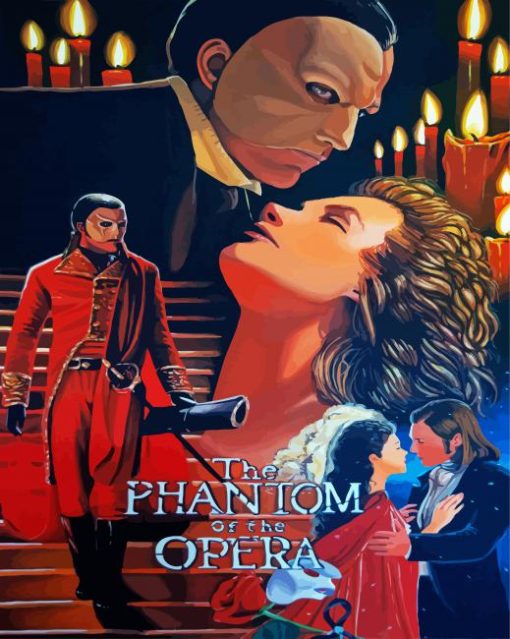 Phantom Of Opera Romantique Film Diamond Painting