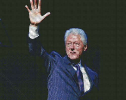 Bill Clinton President Diamond Painting