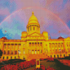 Rainbow Arkansas State Capitol Diamond Painting