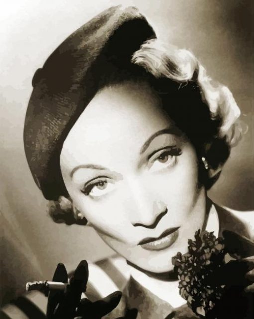 The Actress Marlene Dietrich Diamond Painting