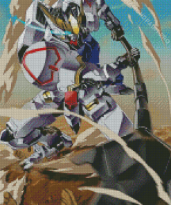 The Gundam Barbatos Diamond Painting