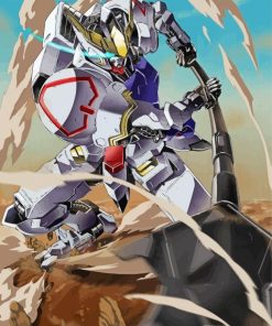 The Gundam Barbatos Diamond Painting