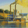 The Steamboat Diamond Painting