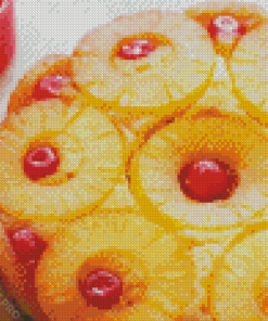 Upside Down Pineapple And Cherry Diamond Painting