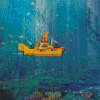 Yellow Submarine Under Sea Diamond Painting