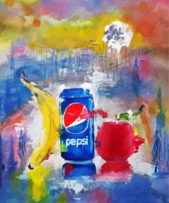 Abstract Pepsi Art Diamond Painting