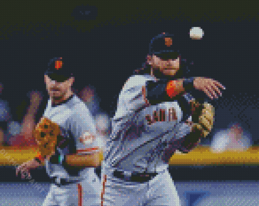 Aesthetic Baseball Giants Diamond Painting