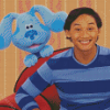 Aesthetic Blue Clues Diamond Painting