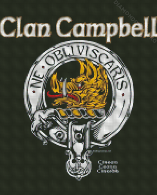 Campell Crest Diamond Painting