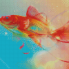 Aesthetic Gold Fish Art Diamond Painting