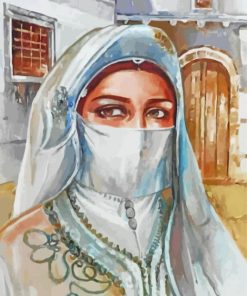 Aesthetic Arab Lady Diamond Painting