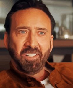 Elegent Nicolas Cage Diamond Painting