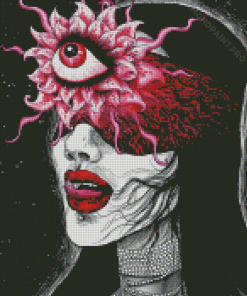 Aesthetic Scary Third Eye Diamond Painting