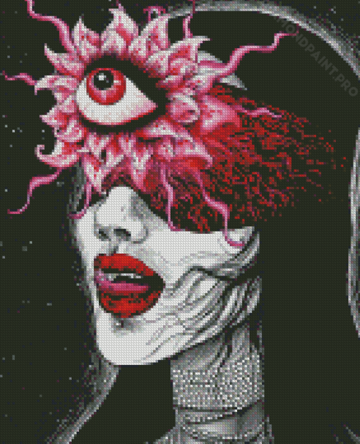 Aesthetic Scary Third Eye Diamond Painting