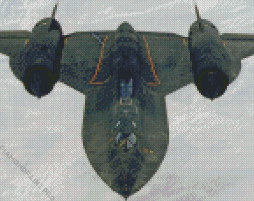 Aesthetic Sr 71 Blackbid Diamond Painting