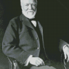 Monochrome Andrew Carnegie Diamond Painting