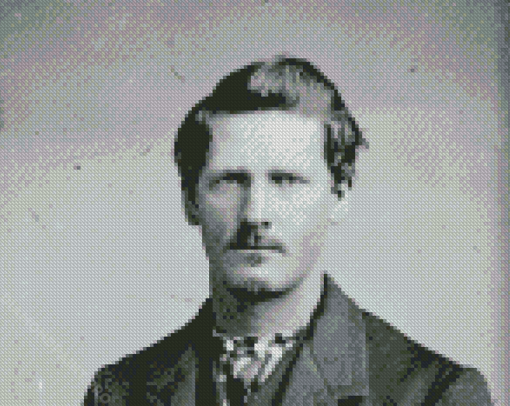 Black And White Wyatt Earp Diamond Painting