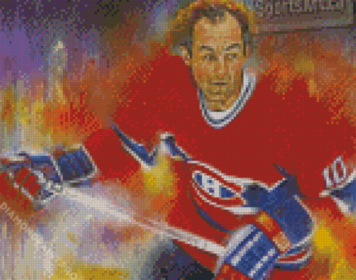 Cool Guy Lafleur Art Diamond Painting