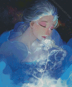 Frozen Roses Disney Diamond Painting