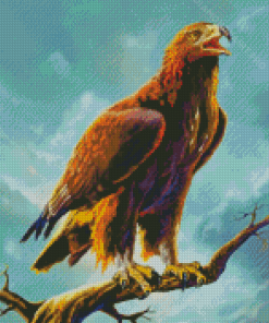 Golden Eagle Bird Diamond Painting