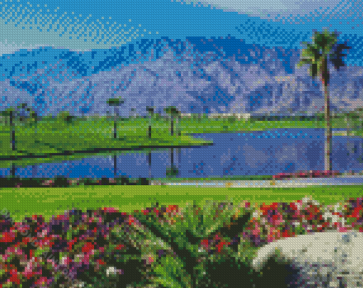 Golf Palms Springs Diamond Painting