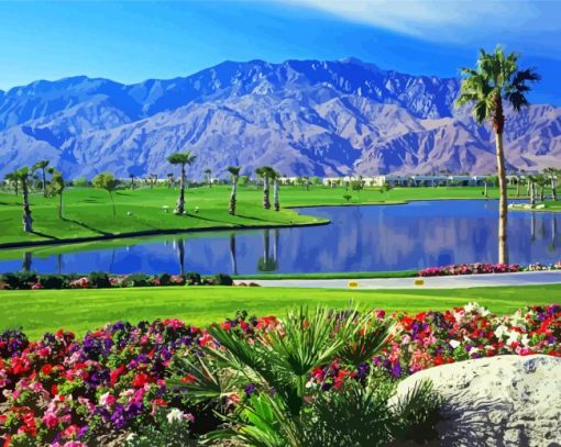 Golf Palms Springs Diamond Painting