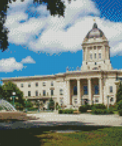Manitoba Legislative Building Winipeg Art Diamond Painting
