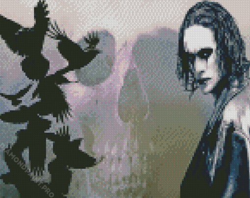 The Crow Skull Diamond Painting