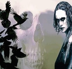 The Crow Skull Diamond Painting