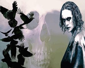 The Crow Skull - Diamond Painting - DiamondPaint.PRO