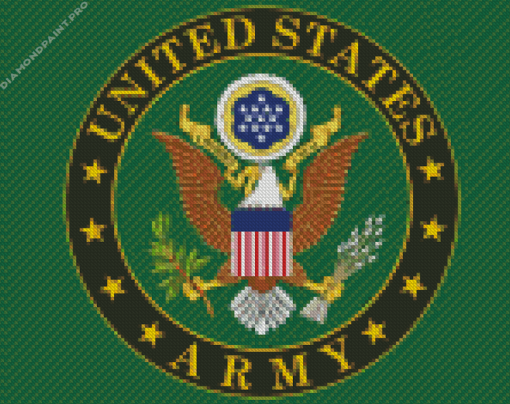 United States Army Logo Diamond Painting