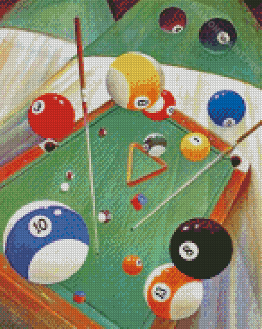 8 Ball Pool Diamond Painting