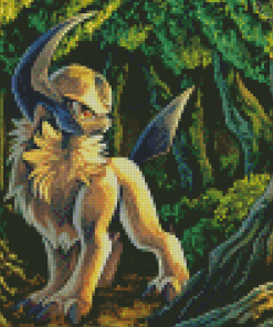 Absol In Jungle Diamond Painting