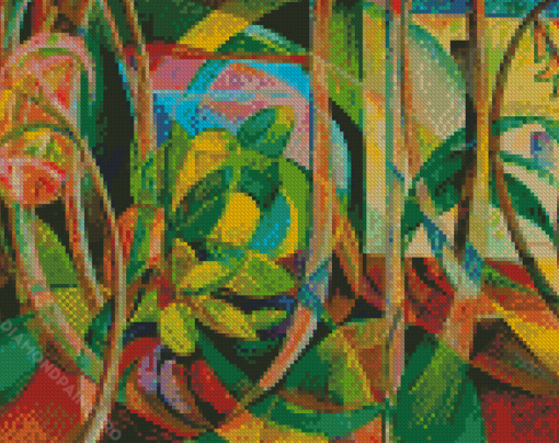 Abstract Plants Diamond Painting