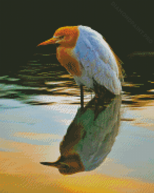 Aesthetic Birds In Water Diamond Painting
