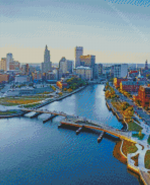 Aesthetic Providence City Diamond Painting