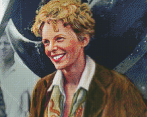 Amelia Earhart Art Diamond Painting